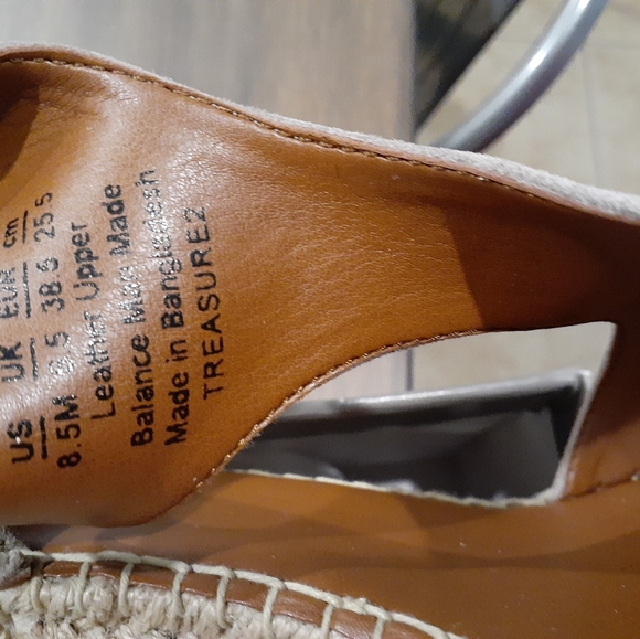Franco Sarto Leather Espadrille - Picture 3 of 8